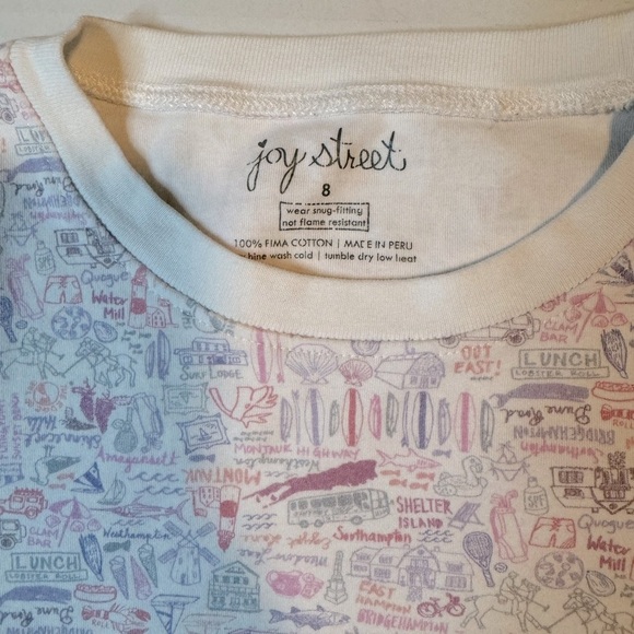 Joy Street Hamptons Pajamas Size 8 - Picture 6 of 6